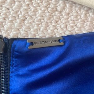 Elie Tahari navy blue zip dress